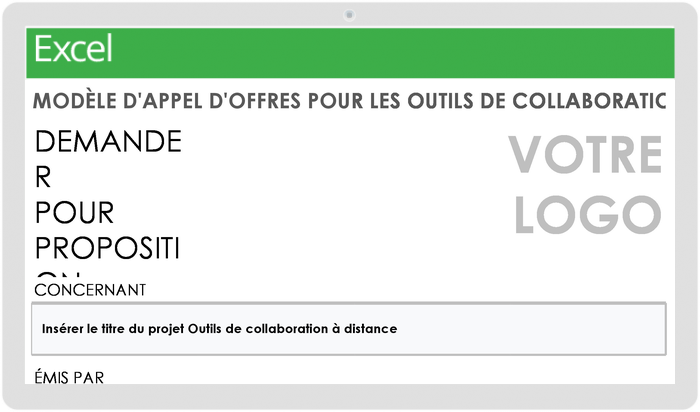 Modèle de RFP pour les outils de collaboration à distance