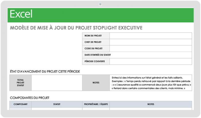 Mise à jour du projet exécutif Stoplight